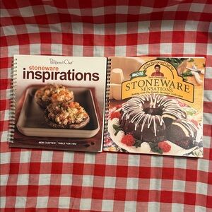 2 Pampered Chef Stoneware Cookbooks
Stoneware Inspirations/Stoneware Sensations